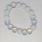 Opalite Round Bead Crystal Bracelet - Rivendell Shop