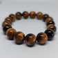Tiger's Eye Round Bead Crystal Bracelet - Rivendell Shop