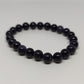 Blue Goldstone Round Bead Crystal Bracelet - Rivendell Shop