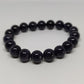 Blue Goldstone Round Bead Crystal Bracelet - Rivendell Shop