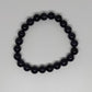 Blue Goldstone Round Bead Crystal Bracelet - Rivendell Shop