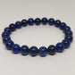 Lapis Lazuli Round Bead Crystal Bracelet - Rivendell Shop