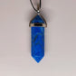 Blue Howlite Crystal Point Pendant - Rivendell Shop