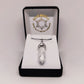White Howlite Crystal Point Pendant - Rivendell Shop