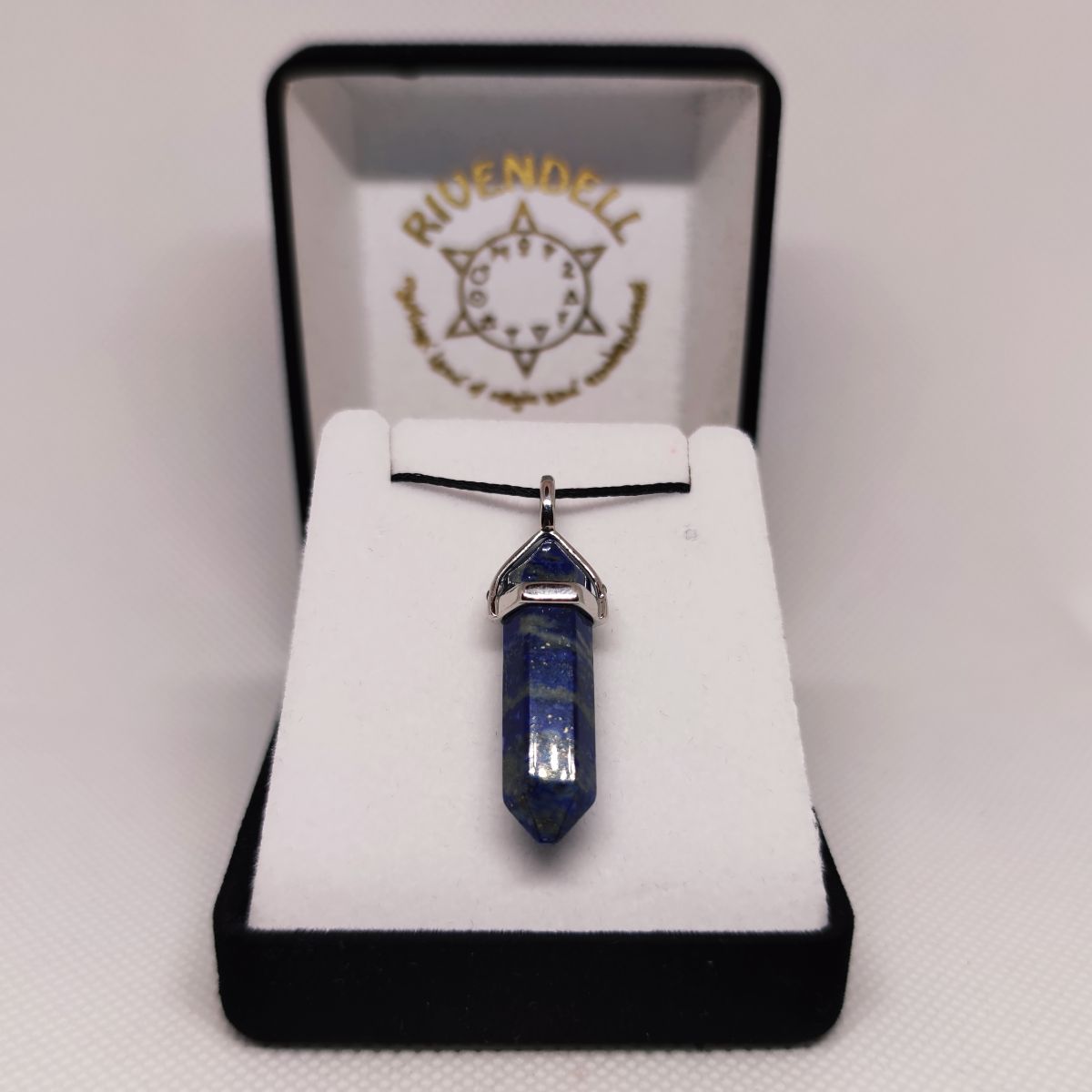 Lapis Lazuli Crystal Point Pendant - Rivendell Shop