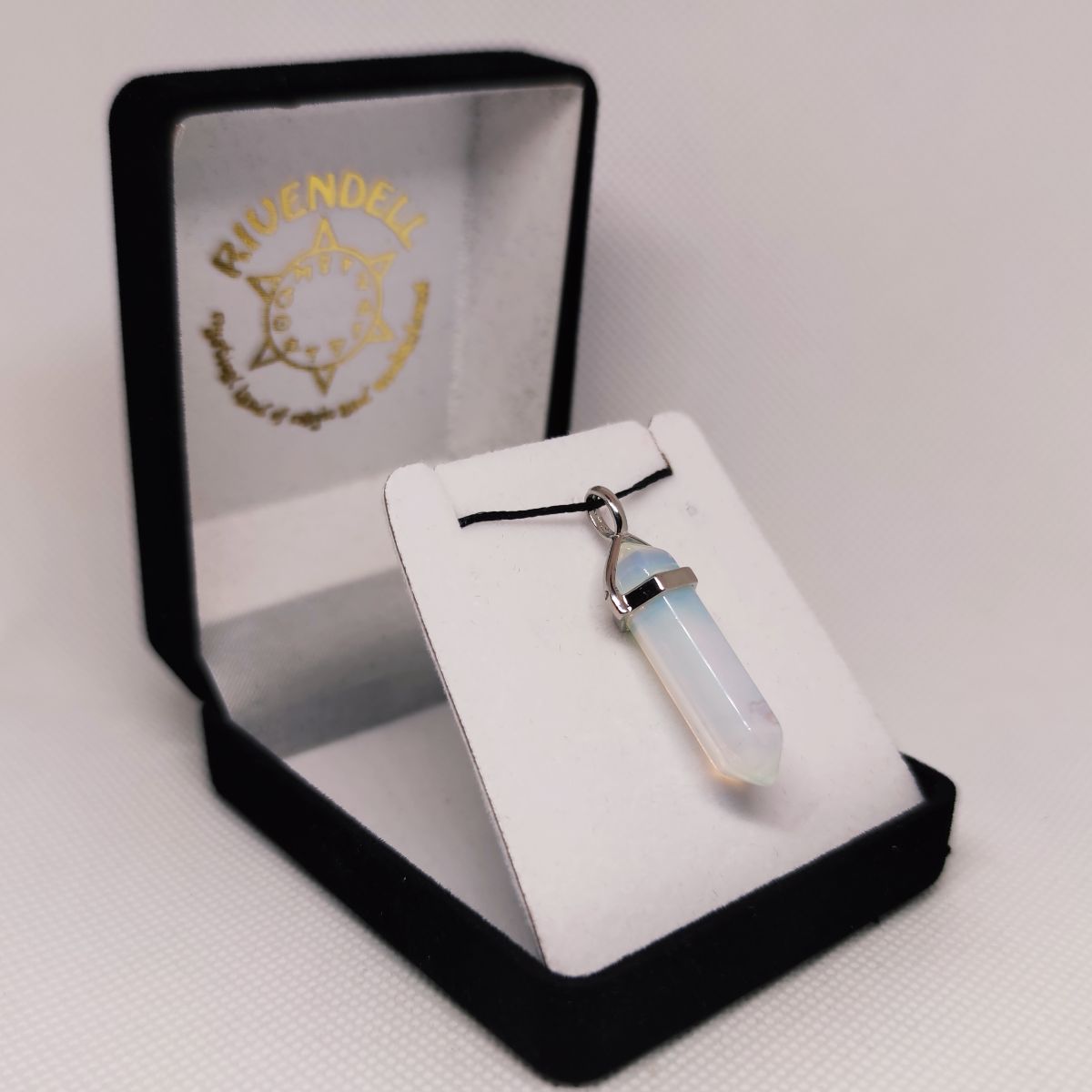Opalite Crystal Point Pendant - Rivendell Shop