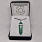 Malachite Crystal Point Pendant - Rivendell Shop