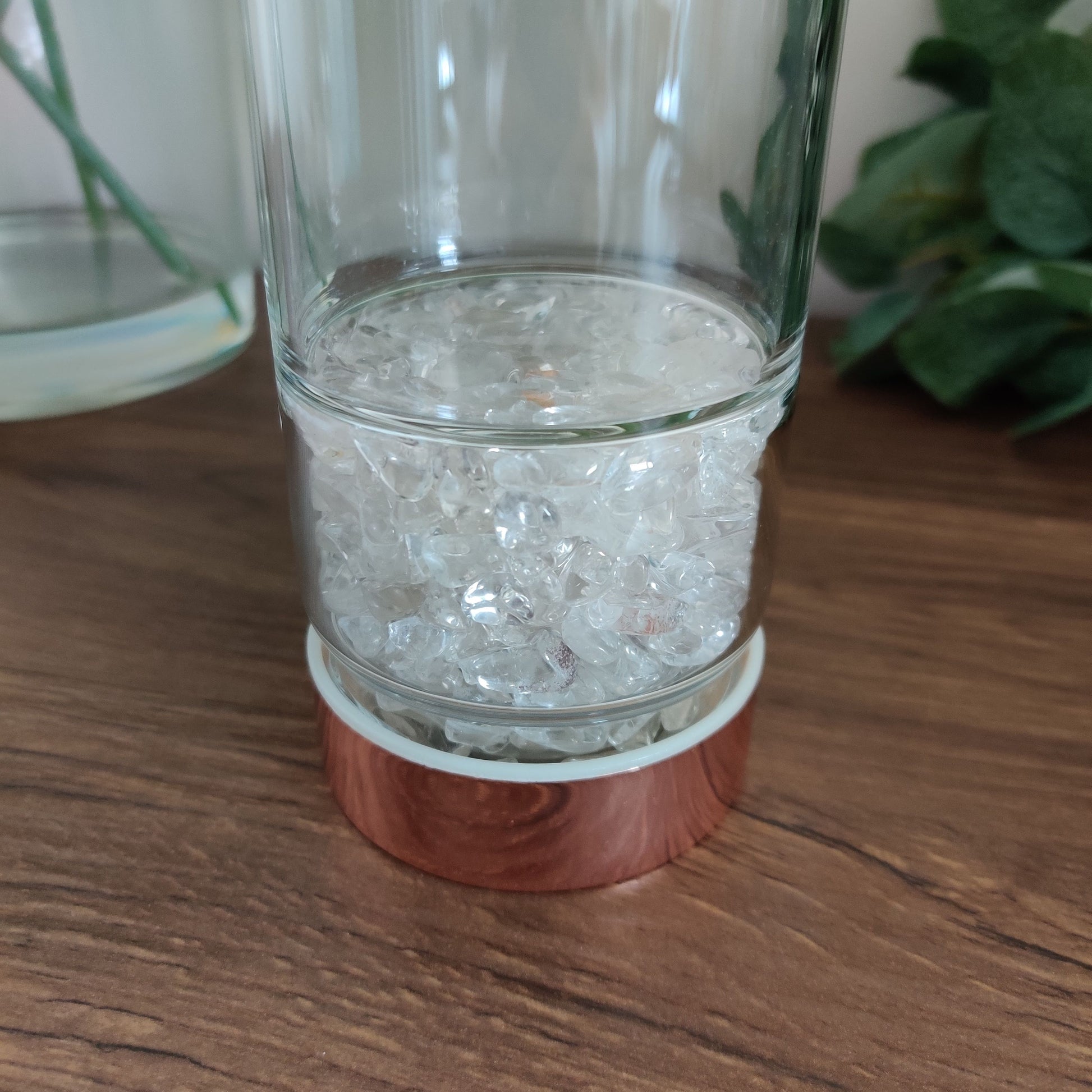 Rivendell Elixir: Clear Quartz Crystal Water Bottle - Rivendell Shop