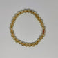 Citrine Round Bead Crystal Bracelet - Rivendell Shop