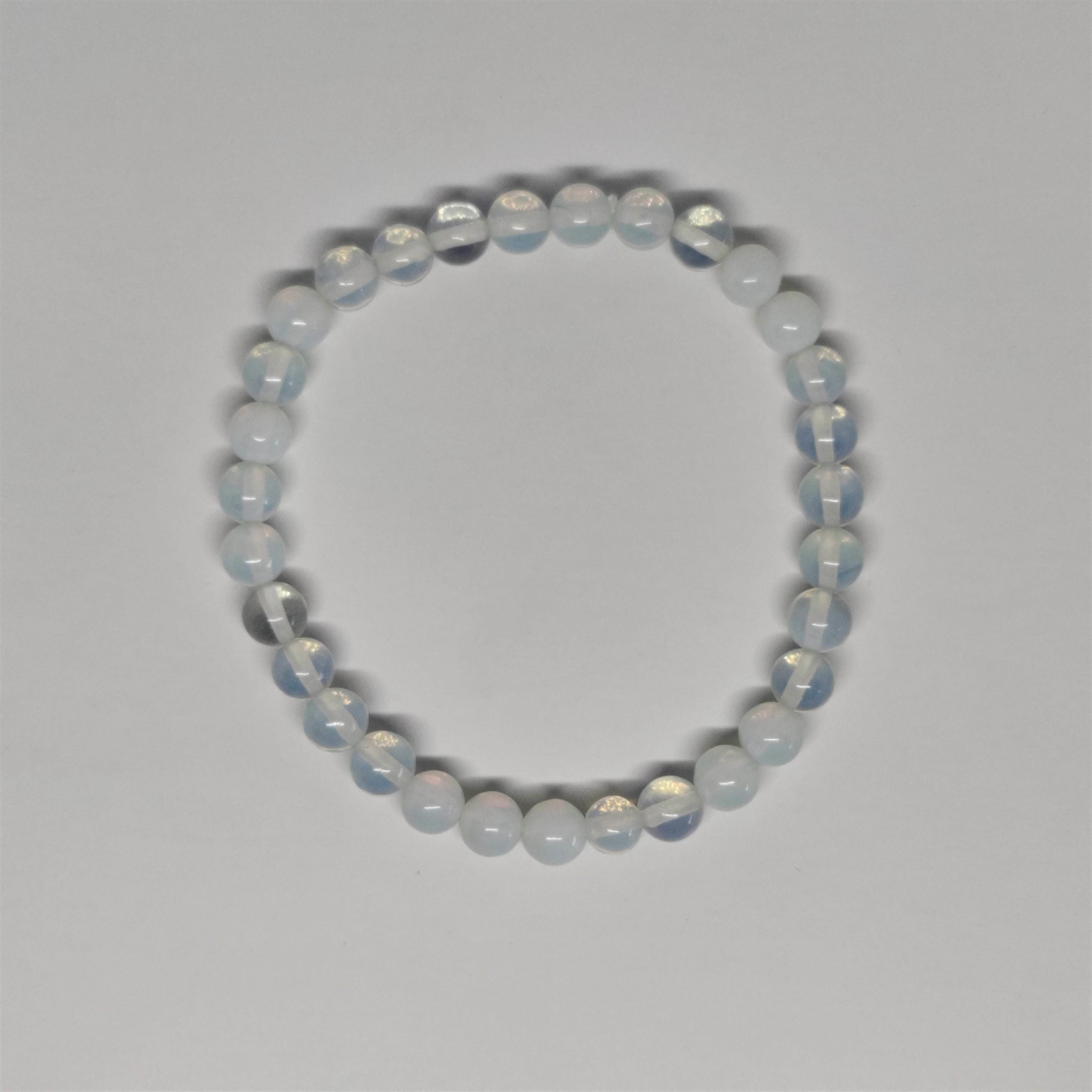 Buy Reiki Crystal Products Opalite Handmade Bracelet for Unisex Adult (Off  White) at Amazon.in