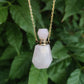 Rose Quartz Crystal Mini Perfume Bottle Necklace - Rivendell Shop