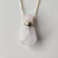 Rose Quartz Crystal Mini Perfume Bottle Necklace - Rivendell Shop