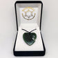 Heart Greenstone Pendant with Koru indentation - Rivendell Shop