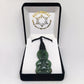 Large Greenstone Tiki Pendant - Rivendell Shop