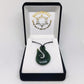 Fish Hook Greenstone Pendant - Rivendell Shop