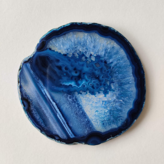 Blue Agate Slice - Rivendell Shop
