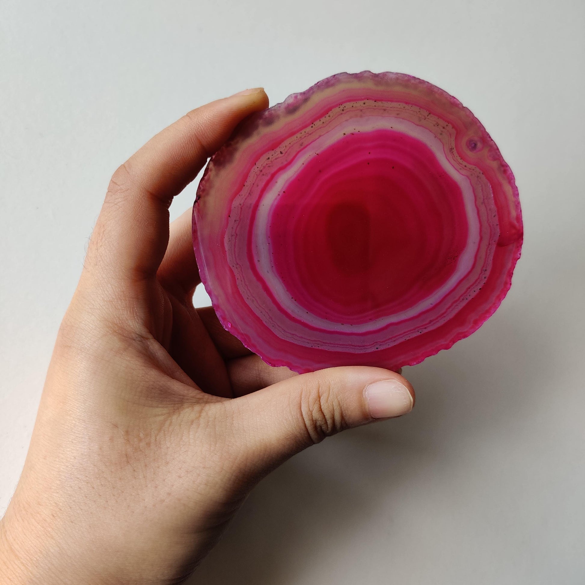 Pink Agate Slice - Rivendell Shop