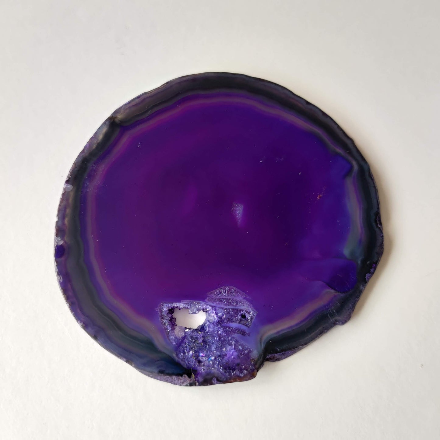 Purple Agate Slice - Rivendell Shop