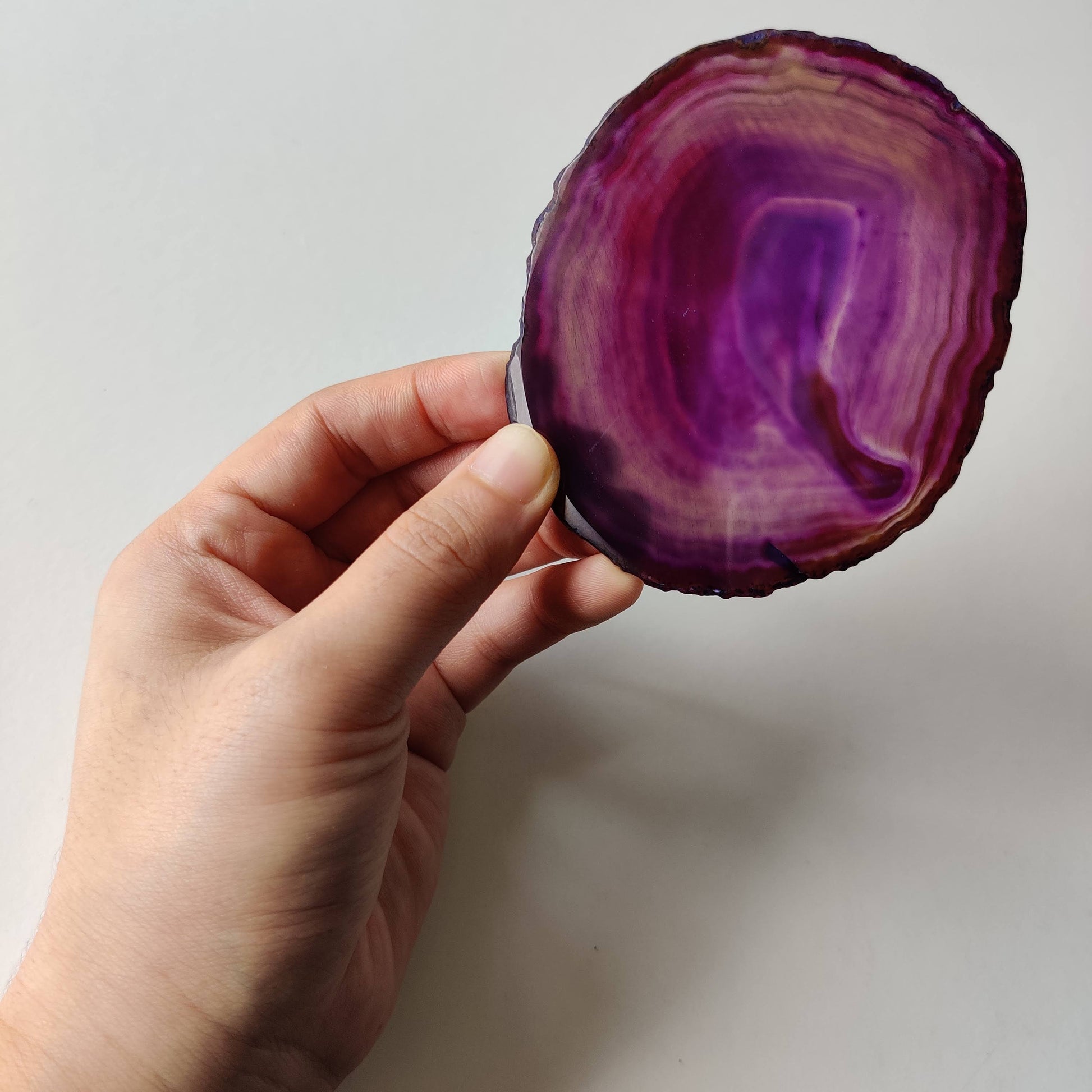 Purple Agate Slice - Rivendell Shop