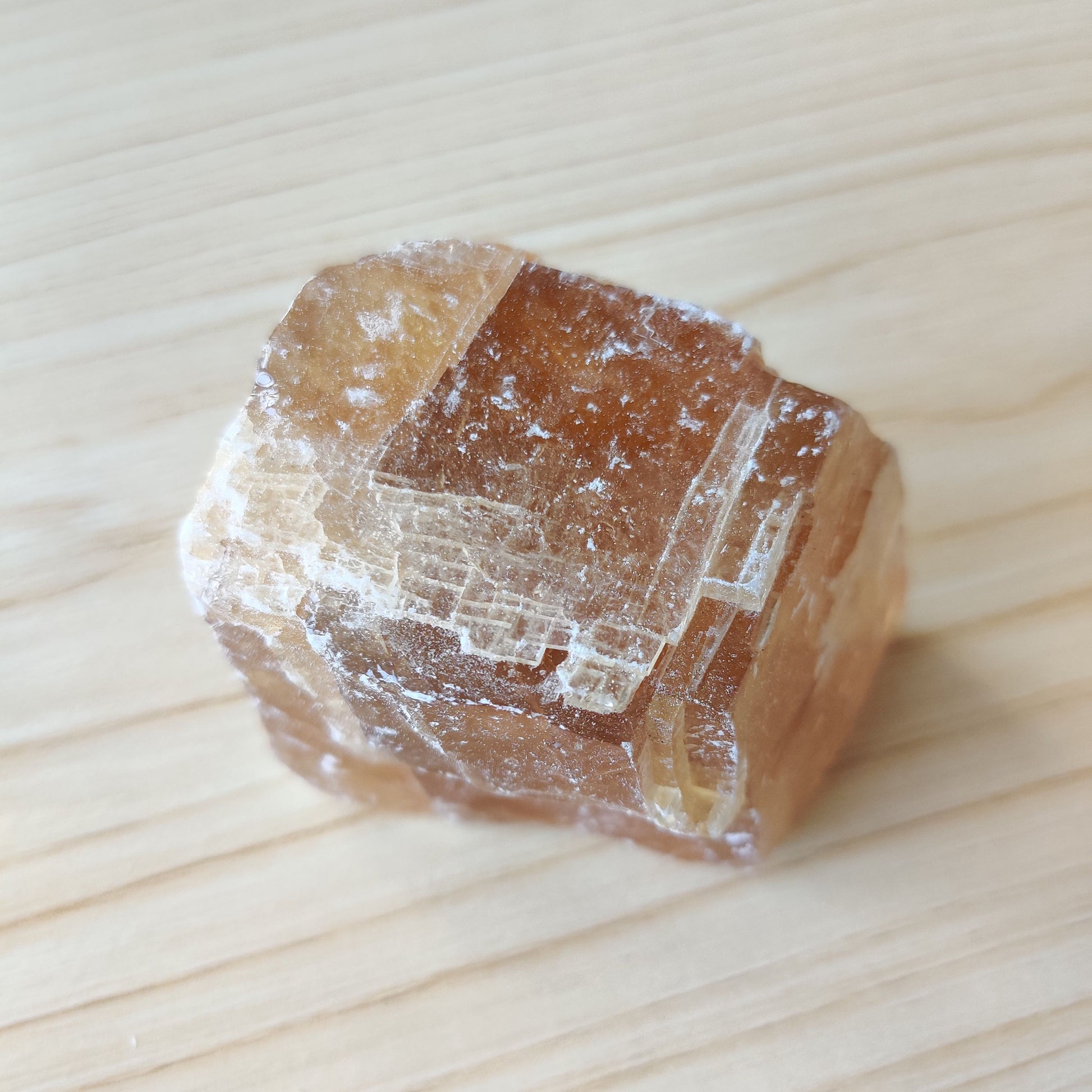 Honey Calcite Crystal Piece (4-6cm) - Rivendell Shop