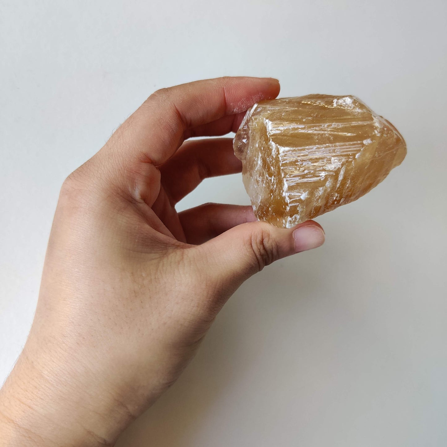 Honey Calcite Crystal Piece (4-6cm) - Rivendell Shop