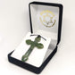 Greenstone Cross Pendant - Rivendell Shop
