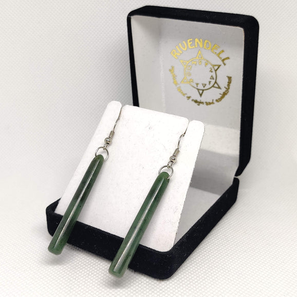 Greenstone Drop Earrings - Rivendell Shop