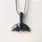 Greenstone Whale Tail Pendant - Rivendell Shop