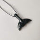 Greenstone Whale Tail Pendant - Rivendell Shop