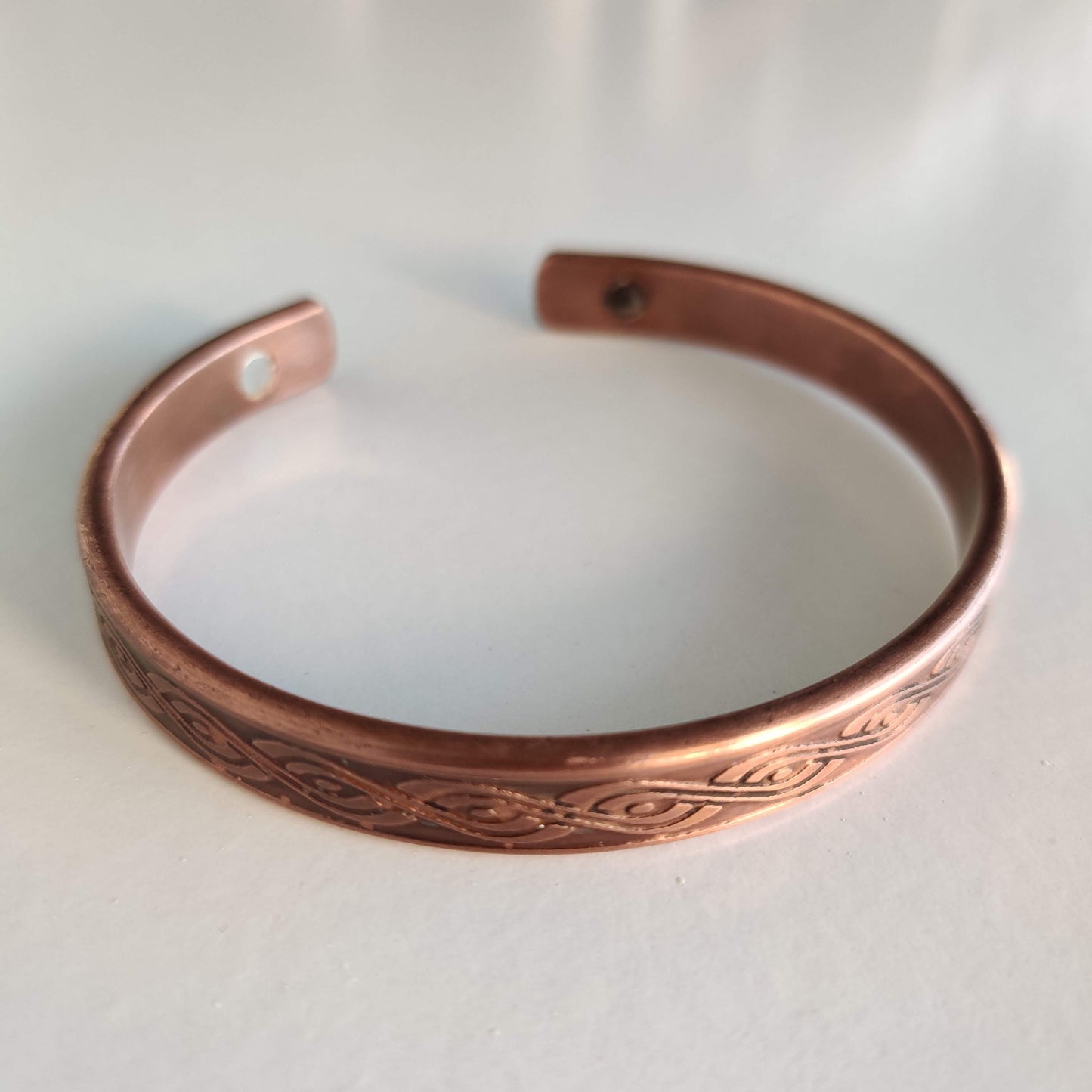 Swirl Copper Magnetic Bracelet - Rivendell Shop