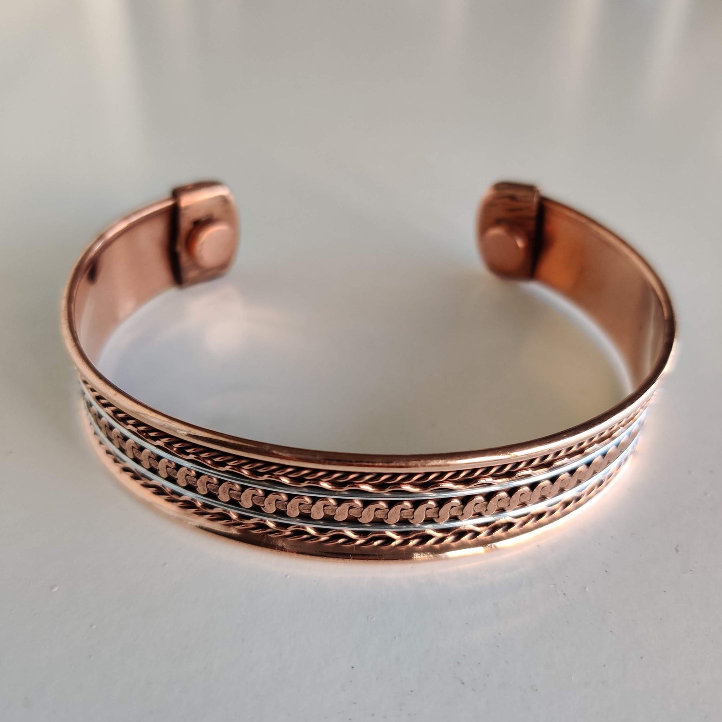 Pattern Copper Magnetic Bracelet - Rivendell Shop