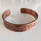 Spiral Pattern Copper Magnetic Bracelet - Rivendell Shop