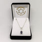Oval Iolite 925 Sterling Silver Pendant - Rivendell Shop