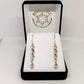 Multistone Citrine 925 Sterling Silver Dangle Earrings - Rivendell Shop
