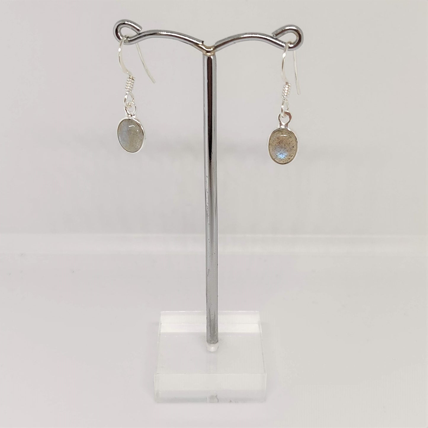 Labradorite 925 Sterling Silver Dangle Earrings - Rivendell Shop