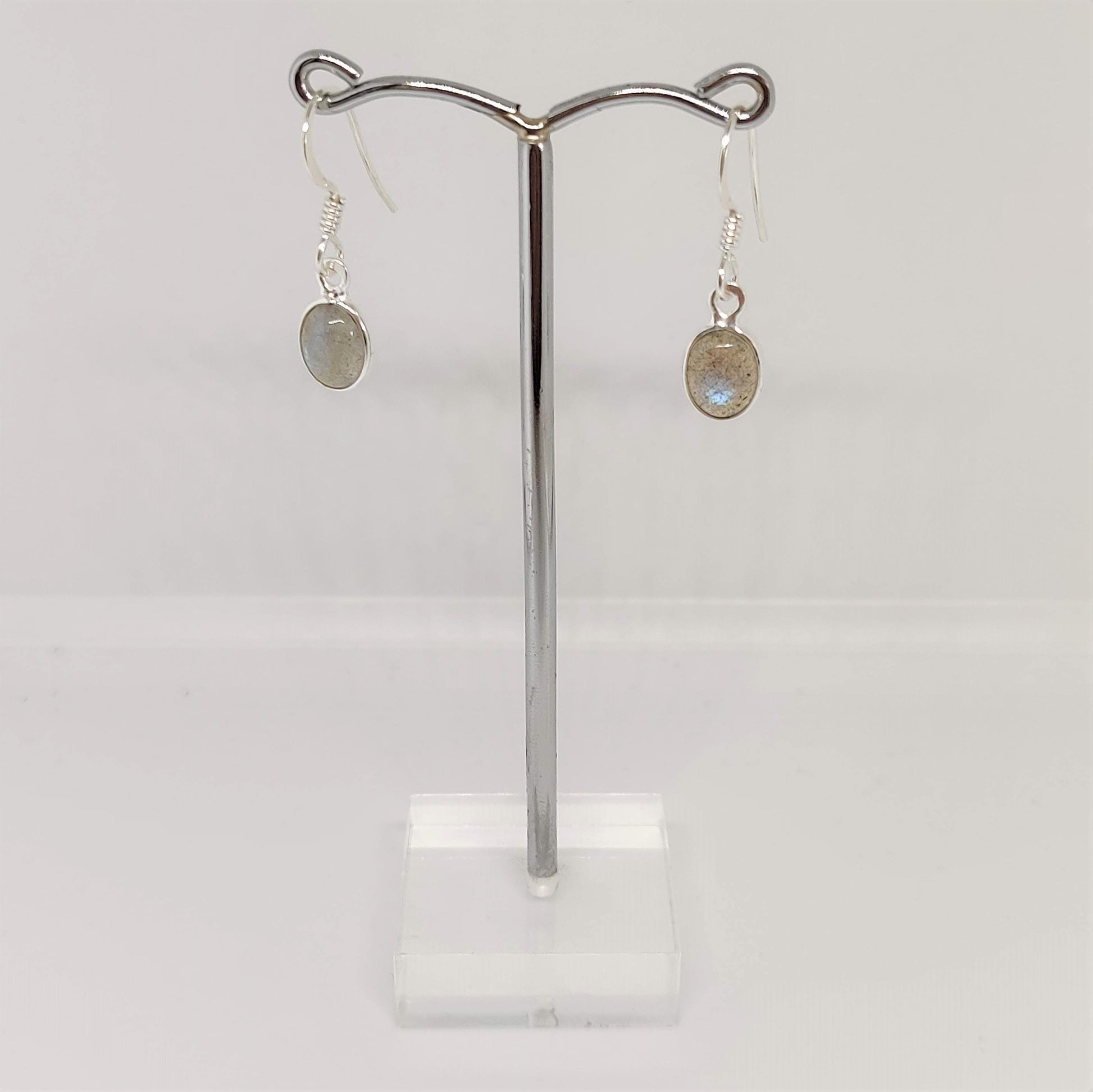 Labradorite 925 Sterling Silver Dangle Earrings - Rivendell Shop