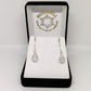 Teardrop Moonstone 925 Sterling Silver Dangle Earrings - Rivendell Shop
