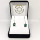 Malachite 925 Sterling Silver Dangle Earrings - Rivendell Shop