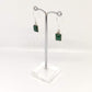 Malachite 925 Sterling Silver Dangle Earrings - Rivendell Shop