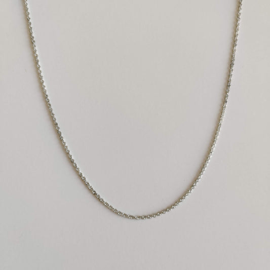 Sterling Silver 850 Wheat Chain Necklace - Rivendell Shop
