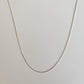 Sterling Silver 925 Box Chain Necklace - Rivendell Shop