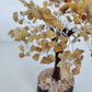 Yellow Quartz Crystal Tree on Wooden Base - Rivendell Shop
