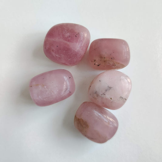 Dark Rose Quartz Tumbled Crystal (2-3cm) - Rivendell Shop