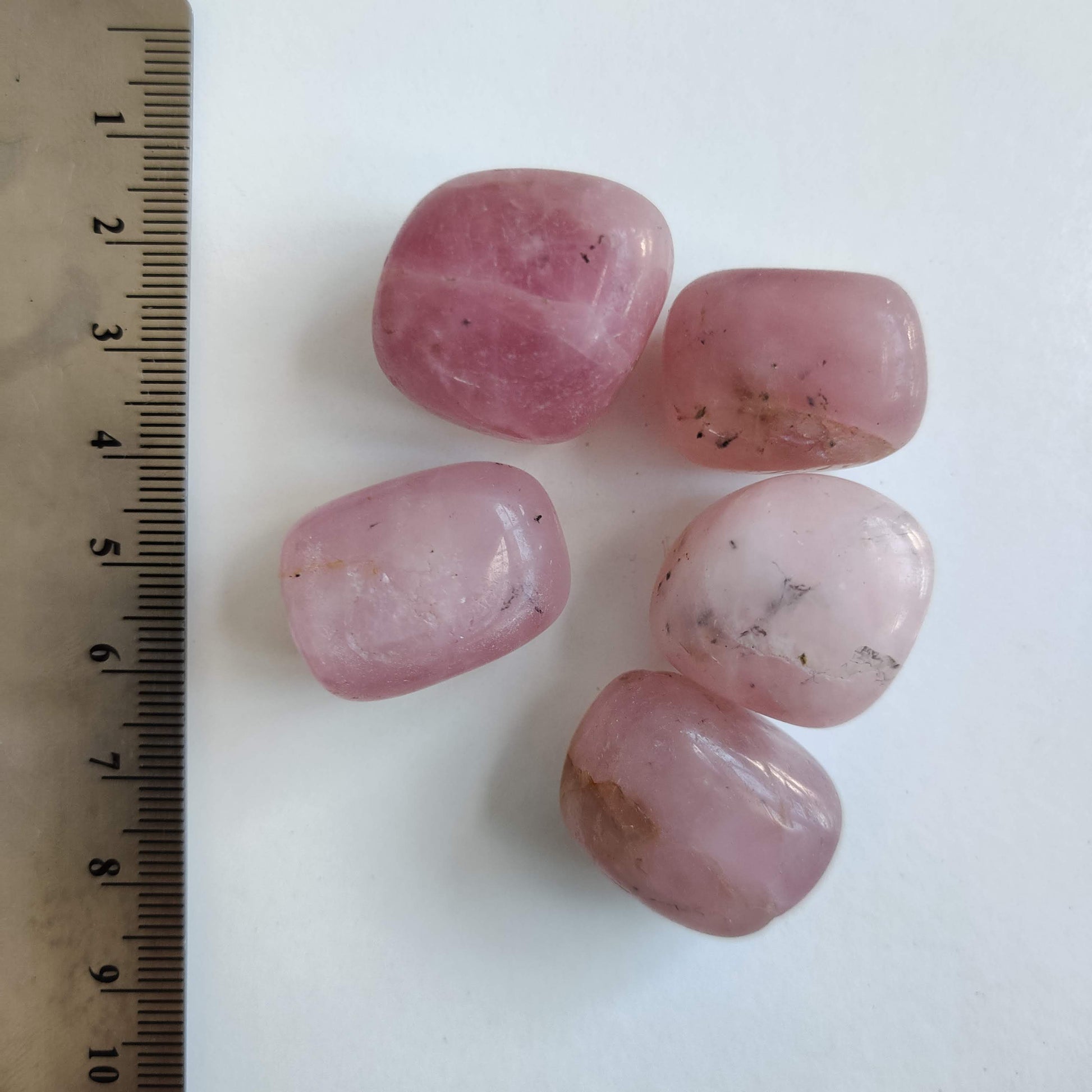 Dark Rose Quartz Tumbled Crystal (2-3cm) - Rivendell Shop