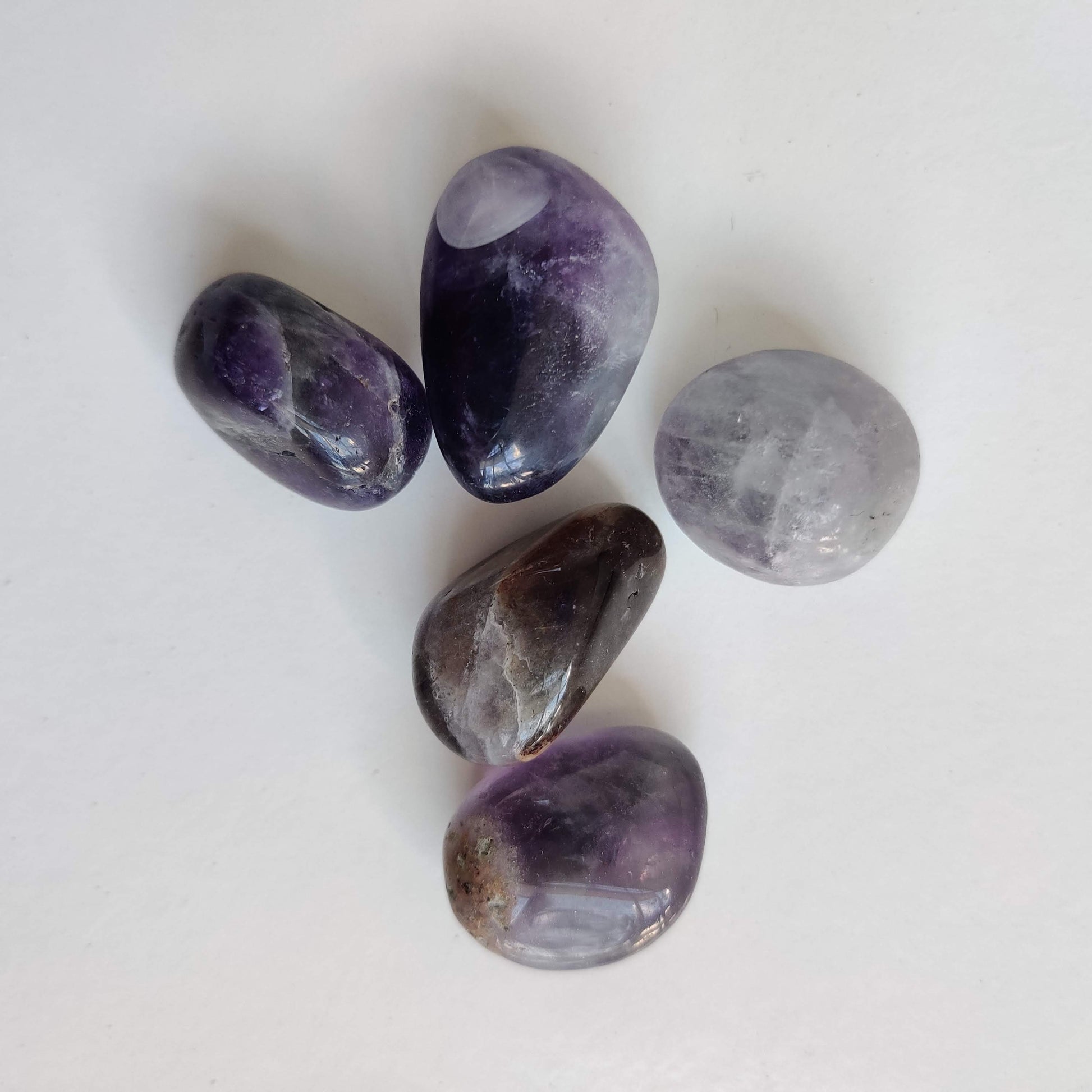 Dark Amethyst Tumbled Crystal (1-2cm) - Rivendell Shop