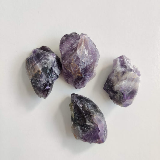 Dark Amethyst Rough Tumbled Crystal (2-3cm) - Rivendell Shop