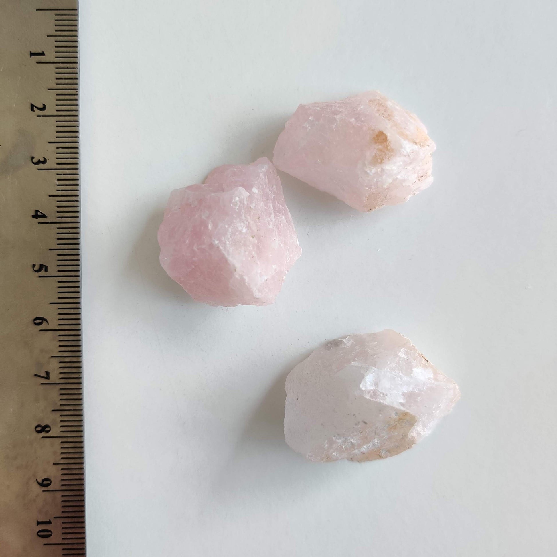 Rose Quartz Rough Tumbled Crystal (1-2cm) - Rivendell Shop