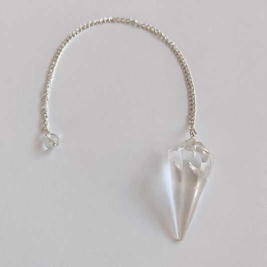 Clear Quartz Cone Pendulum - Rivendell Shop