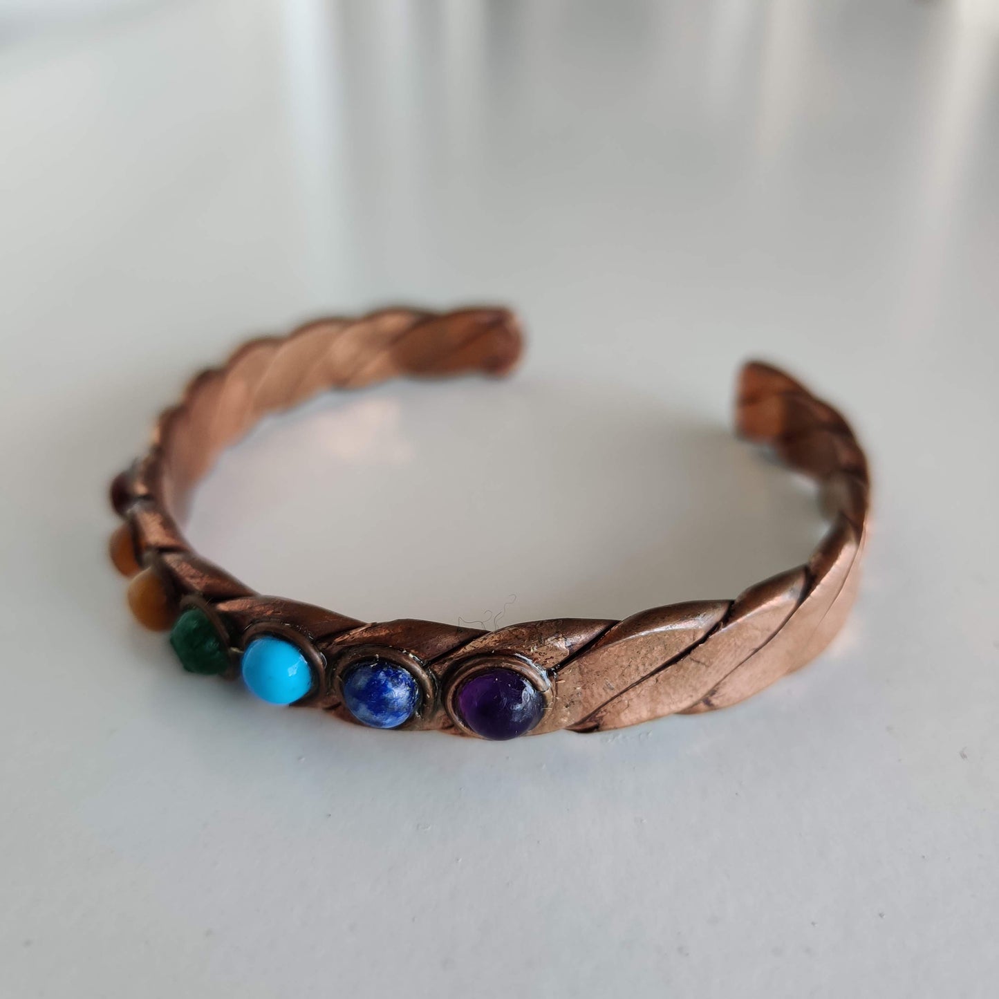 Chakra Copper Magnetic Bracelet - Rivendell Shop