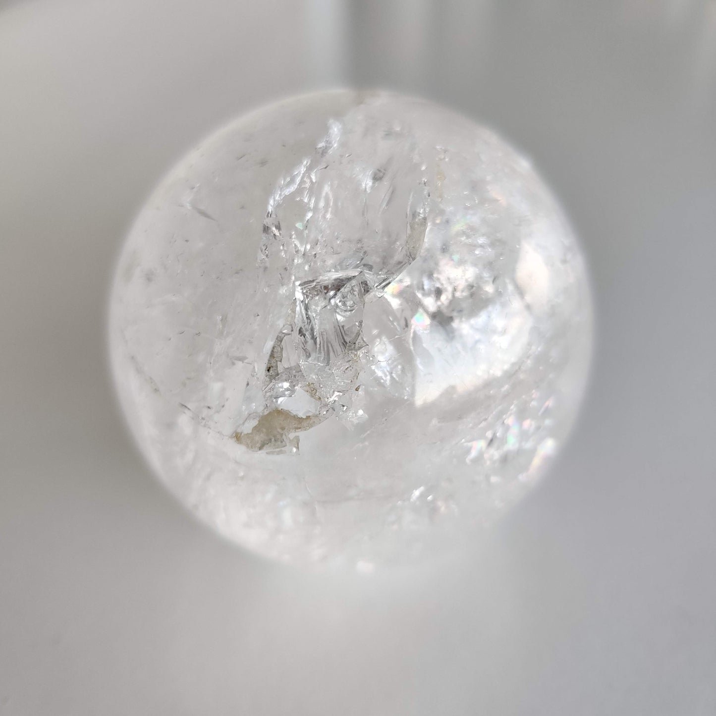 Polished Clear Quartz Crystal Sphere - Rivendell Shop